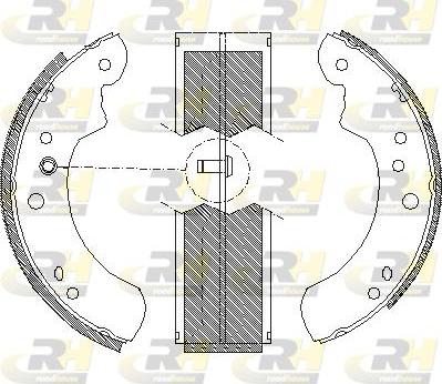 Roadhouse 4112.00 - Тормозные башмаки, барабанные unicars.by