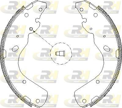 Roadhouse 4175.00 - Тормозные башмаки, барабанные unicars.by