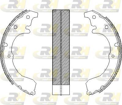 Roadhouse 4321.00 - Тормозные башмаки, барабанные unicars.by