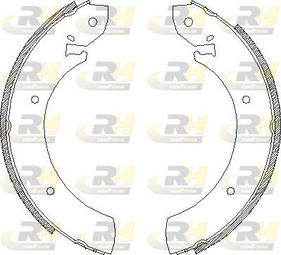 Roadhouse 4250.00 - Тормозные башмаки, барабанные unicars.by