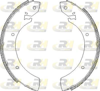 Roadhouse 4250.01 - Тормозные башмаки, барабанные unicars.by