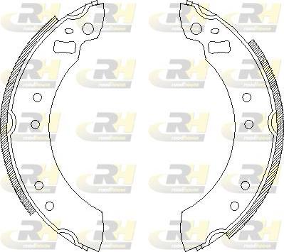 Roadhouse 4253.00 - Тормозные башмаки, барабанные unicars.by