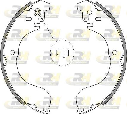 Roadhouse 4265.00 - Тормозные башмаки, барабанные unicars.by