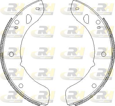 Roadhouse 4222.00 - Тормозные башмаки, барабанные unicars.by