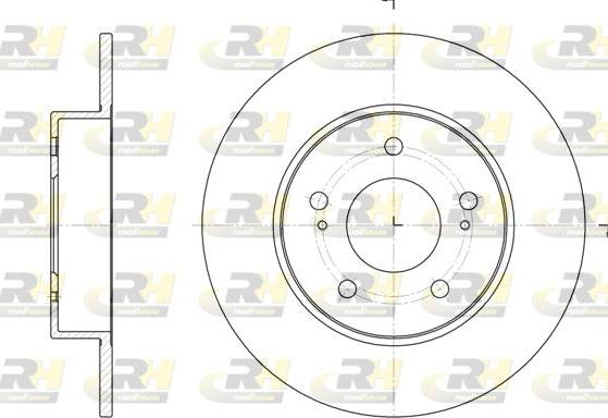 Roadhouse 6909.00 - Тормозной диск unicars.by