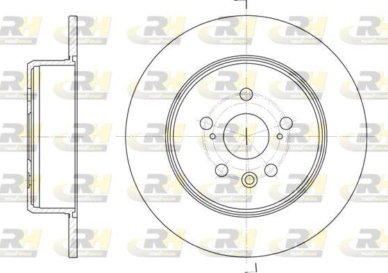 Roadhouse 6915.00 - Тормозной диск unicars.by