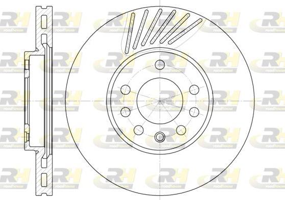 Roadhouse 6494.10 - Тормозной диск unicars.by