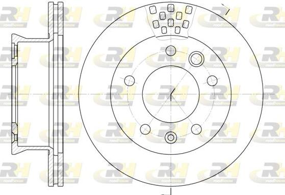 Roadhouse 6461.10 - Тормозной диск unicars.by