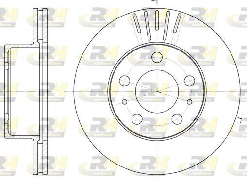 Roadhouse 6409.10 - Тормозной диск unicars.by