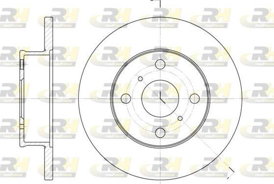 Roadhouse 6401.00 - Тормозной диск unicars.by