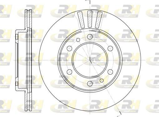 Roadhouse 6408.10 - Тормозной диск unicars.by