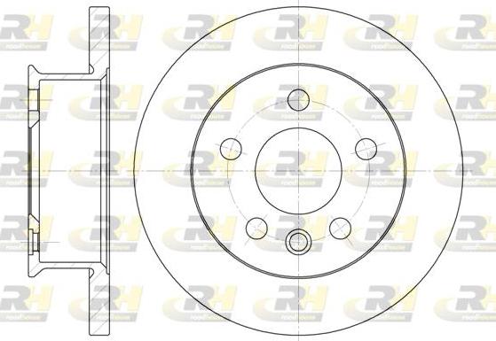 Roadhouse 6414.00 - Тормозной диск unicars.by