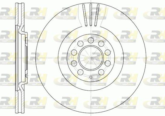 Roadhouse 6597.10 - Тормозной диск unicars.by