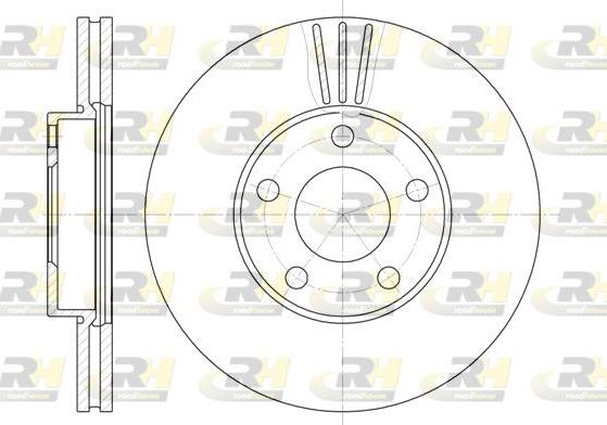 Roadhouse 6549.10 - Тормозной диск unicars.by