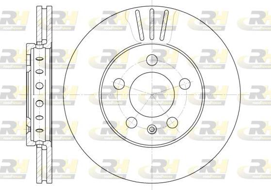 Roadhouse 6545.10 - Тормозной диск unicars.by