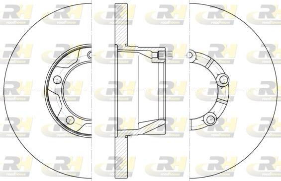 Roadhouse 6543.00 - Тормозной диск unicars.by