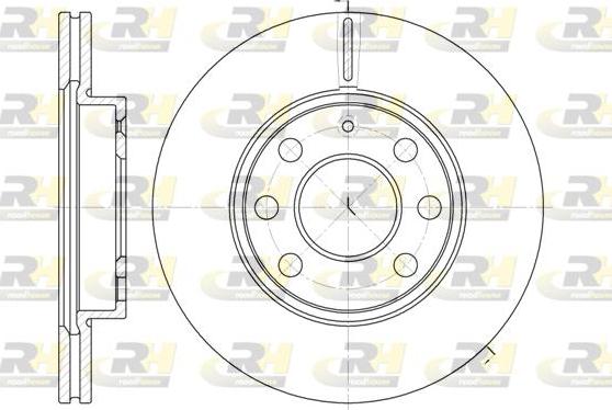 Roadhouse 6665.10 - Тормозной диск unicars.by