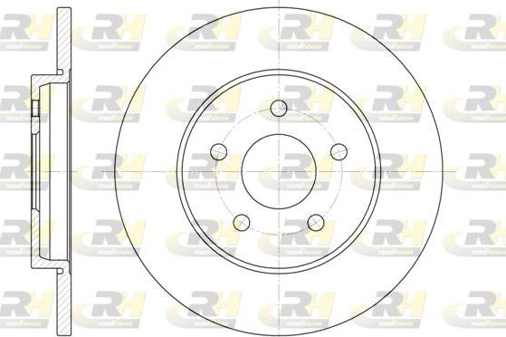 Roadhouse 6661.00 - Тормозной диск unicars.by