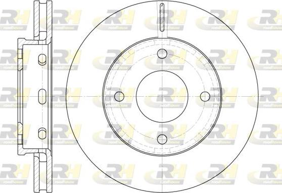 Roadhouse 6680.10 - Тормозной диск unicars.by