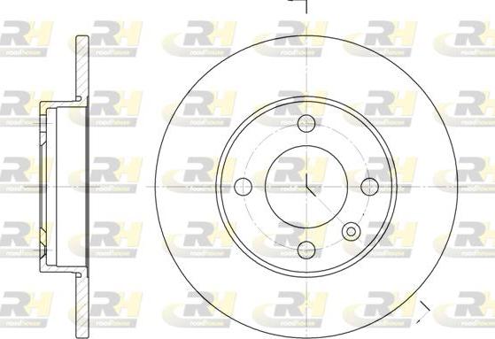 Roadhouse 6086.00 - Тормозной диск unicars.by