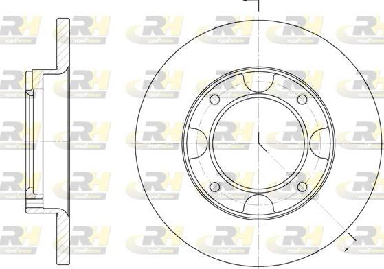 Roadhouse 6039.00 - Тормозной диск unicars.by