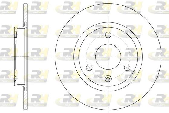 Roadhouse 6070.00 - Тормозной диск unicars.by