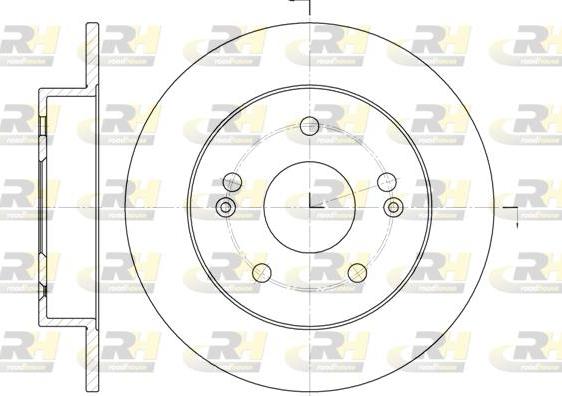 Roadhouse 61981.00 - Тормозной диск unicars.by