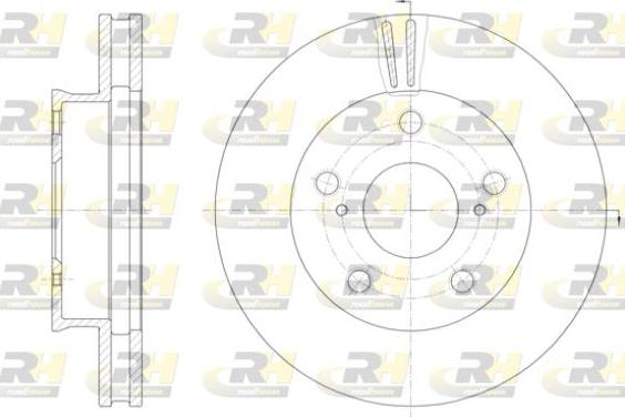 Roadhouse 61422.10 - Тормозной диск unicars.by