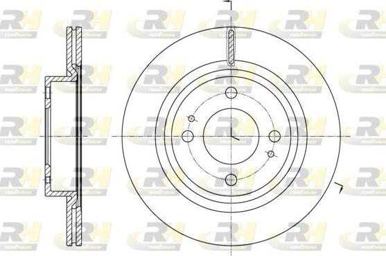 Roadhouse 61621.10 - Тормозной диск unicars.by