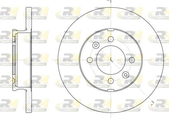 Roadhouse 6104.00 - Тормозной диск unicars.by