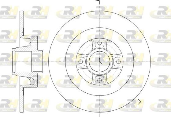 Roadhouse 61047.00 - Тормозной диск unicars.by