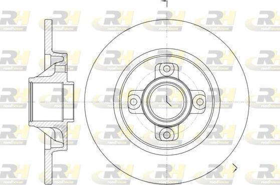 Roadhouse 61058.00 - Тормозной диск unicars.by