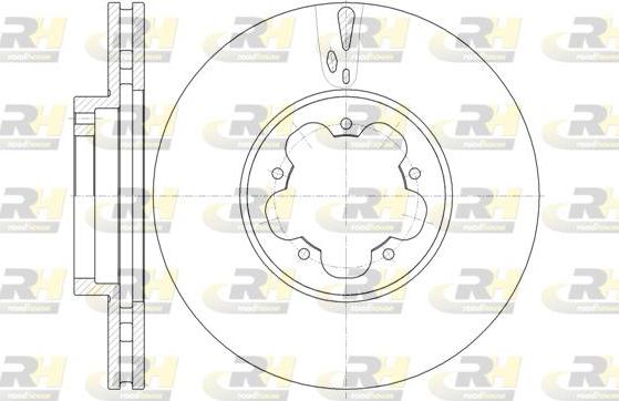 Roadhouse 61022.10 - Тормозной диск unicars.by