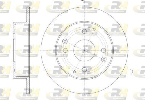 Roadhouse 61156.00 - Тормозной диск unicars.by