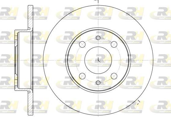 Roadhouse 6110.01 - Тормозной диск unicars.by