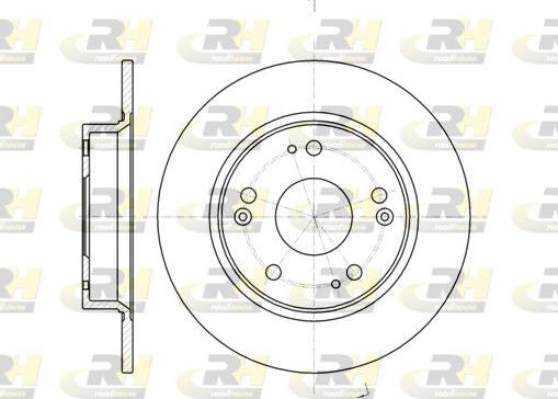 Roadhouse 61175.00 - Тормозной диск unicars.by