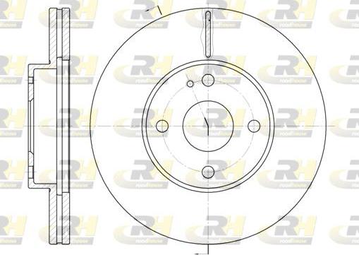 Roadhouse 6184.10 - Тормозной диск unicars.by