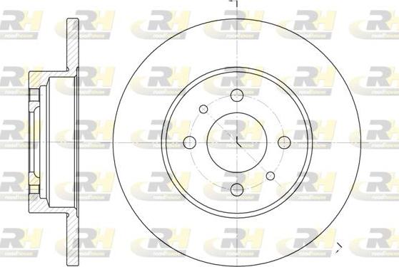 Roadhouse 6180.00 - Тормозной диск unicars.by