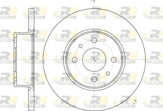 Roadhouse 6182.00 - Тормозной диск unicars.by