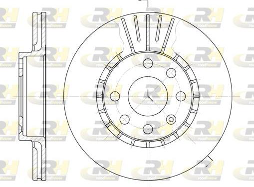 Roadhouse 6174.10 - Тормозной диск unicars.by