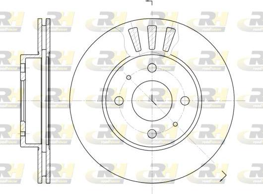 Roadhouse 61708.10 - Тормозной диск unicars.by