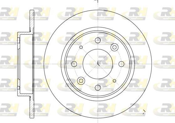 Roadhouse 6813.00 - Тормозной диск unicars.by