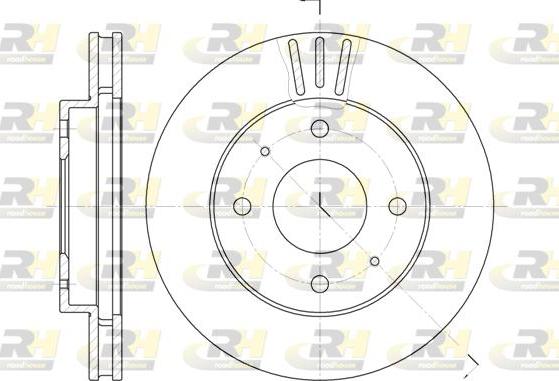 Roadhouse 6394.11 - Тормозной диск unicars.by