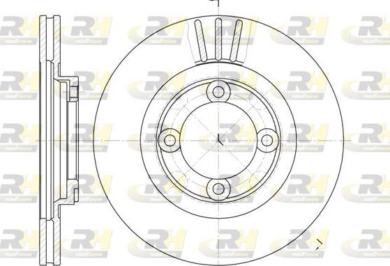 Roadhouse 6385.10 - Тормозной диск unicars.by