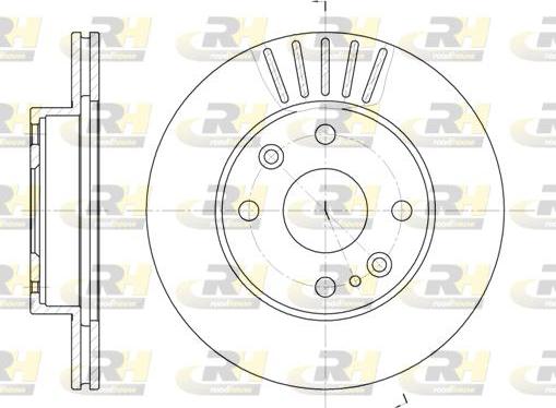 Roadhouse 6386.10 - Тормозной диск unicars.by