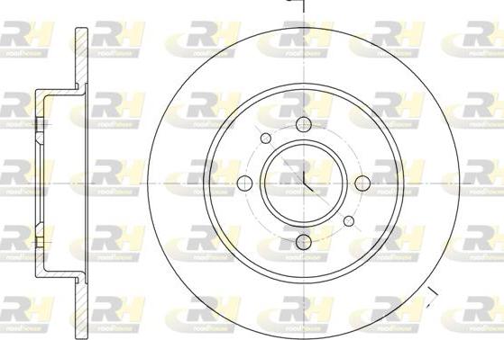 Roadhouse 6239.00 - Тормозной диск unicars.by