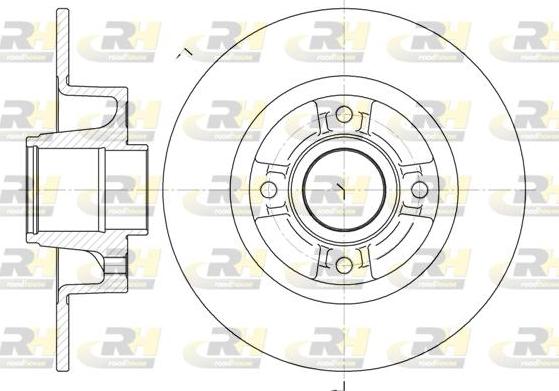 Roadhouse 6750.00 - Тормозной диск unicars.by