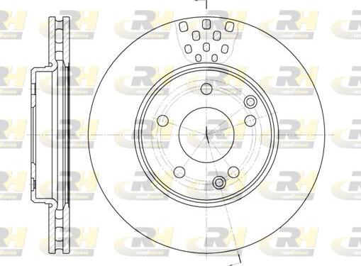 Roadhouse 6751.10 - Тормозной диск unicars.by