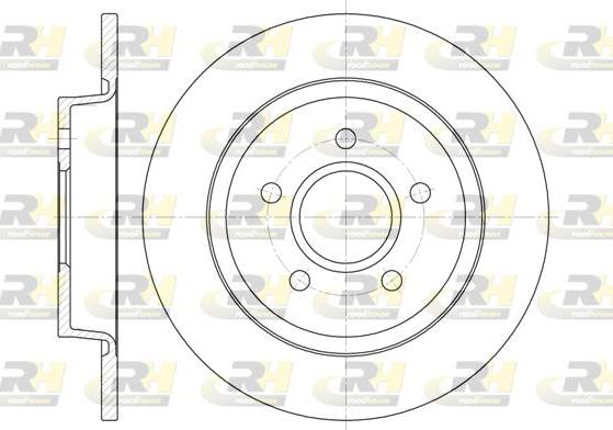 Roadhouse 6712.00 - Тормозной диск unicars.by