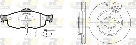 Roadhouse 8432.00 - Дисковый тормозной механизм, комплект unicars.by